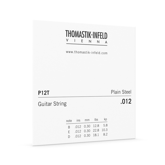 Thomastik .012 Single String Plain Tin Plated Steel