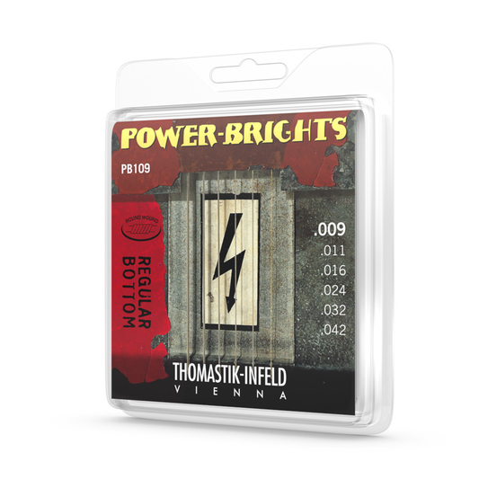 Thomastik PB109 Power Brights 9-42 Electric Guitar String Set