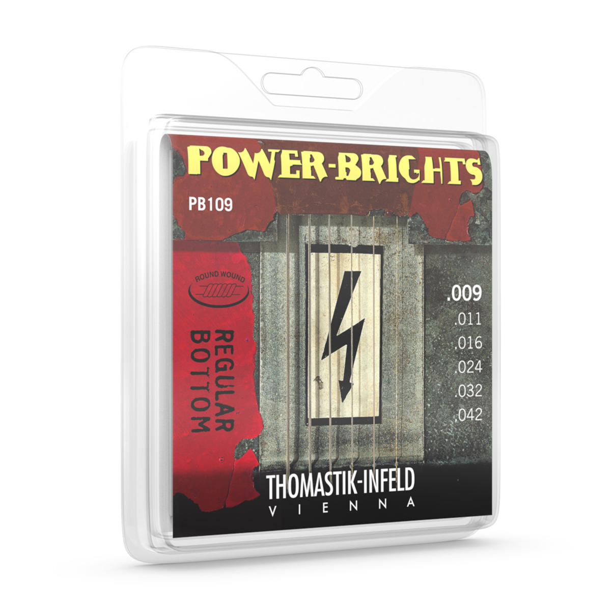 Thomastik PB109 Power Brights 9-42 Electric Guitar String Set