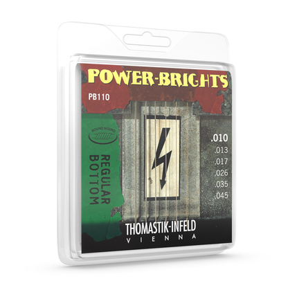 Thomastik PB110 Power Brights 10-45 Electric Guitar String Set