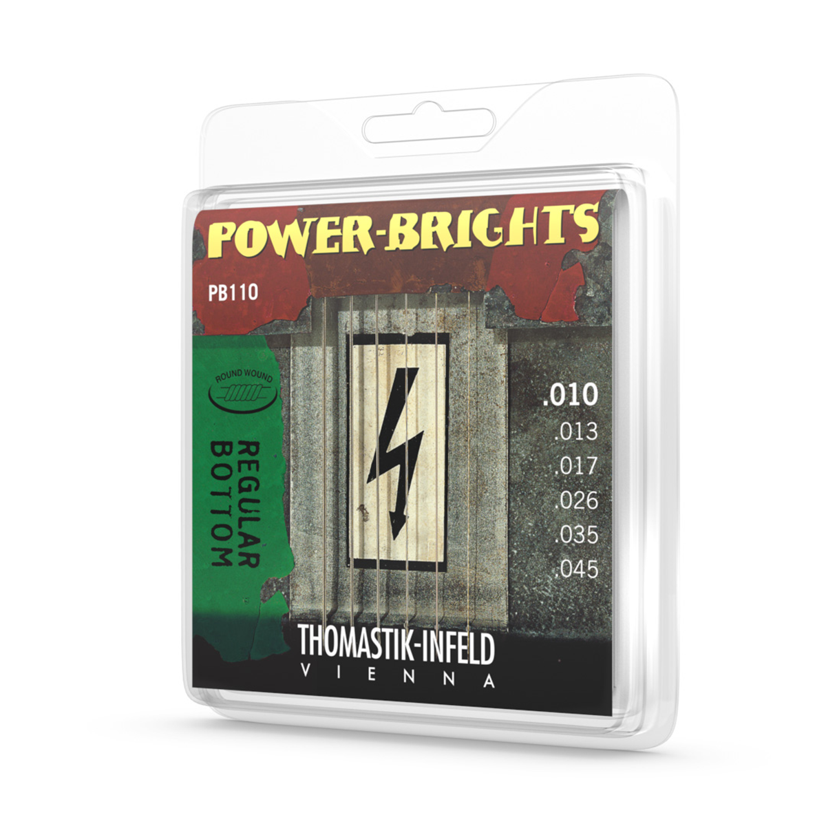 Thomastik PB110 Power Brights 10-45 Electric Guitar String Set