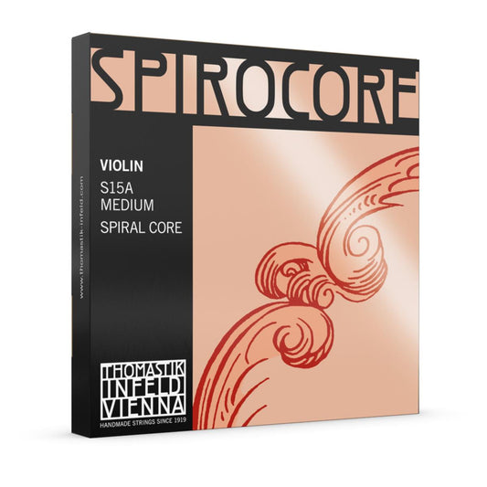 Thomastik S15A Spirocore Violin String Set with Chrome E