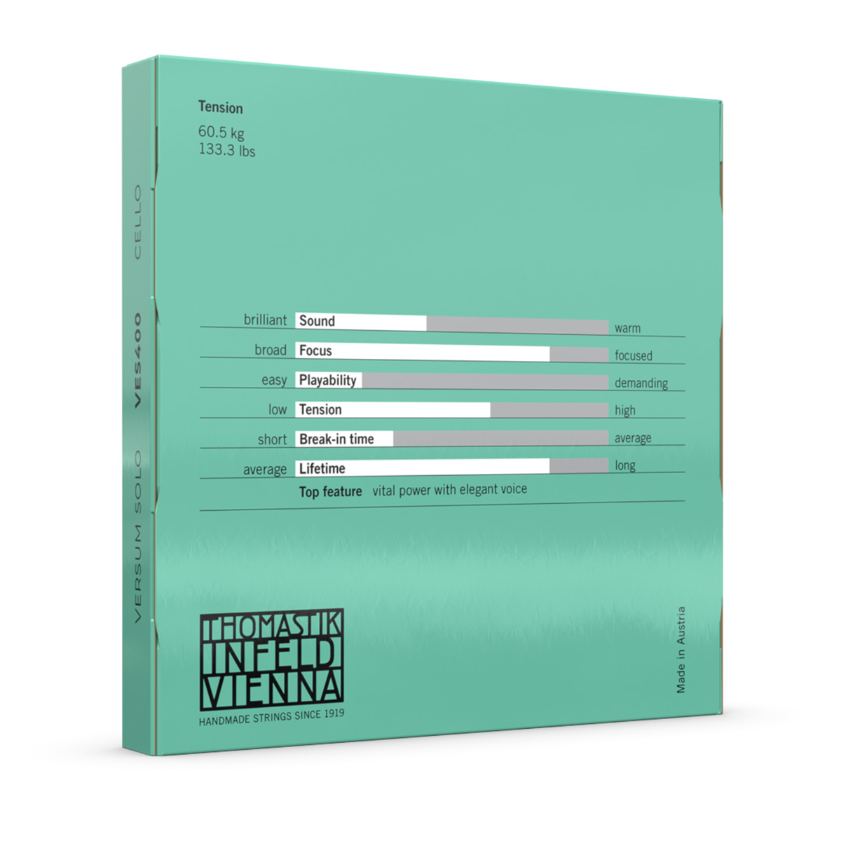 Thomastik VES400 Versum Solo Cello String Set