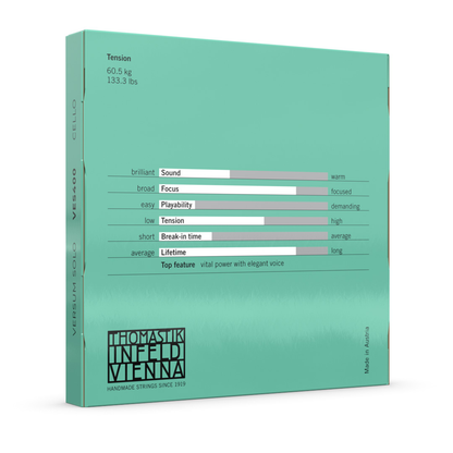Thomastik VES400 Versum Solo Cello String Set