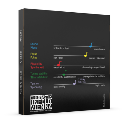 Thomastik VIS100 Vision Solo Violin 4/4 String Set