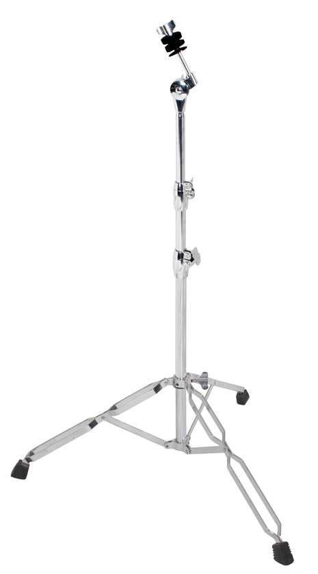 CYMBAL STAND HEAVY DUTY DOUBLE BRACED LEGS CHROM