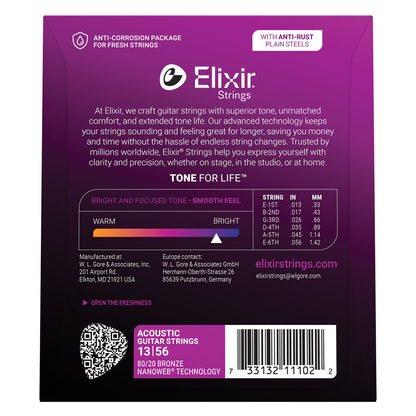 Elixir 11102 Nanoweb 80/20   Medium 13-56