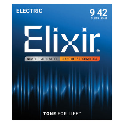 Elixir 12002 Nanoweb Electric  Super Light 9-42