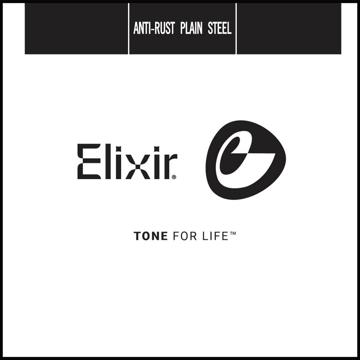 Elixir 13016 Anti-Rust Plain   Steel Single String