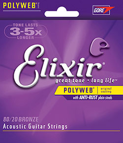 Elixir 13152 Polyweb Single .052 8020 Bronze