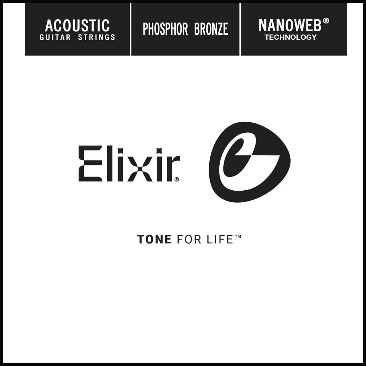 Elixir 14126 Nanoweb Single  .026 Phosphor Bronze