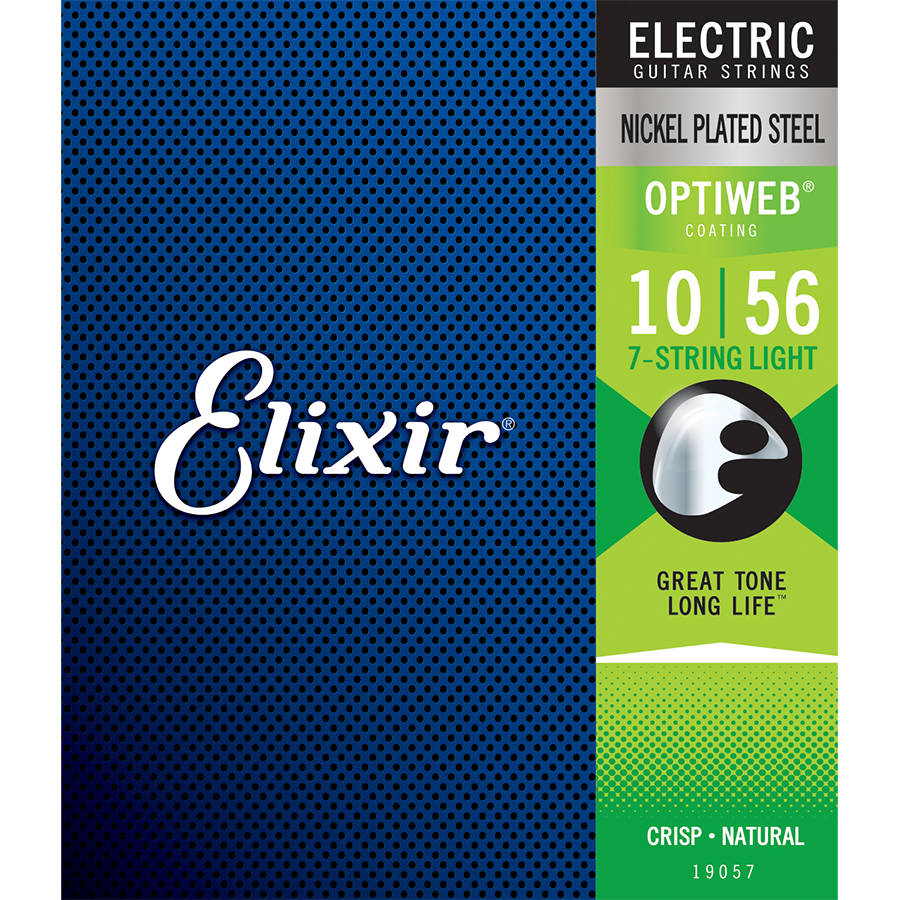 ELIXIR 10957 OPTIWEB ELECTRIC 7 STRING 10-56