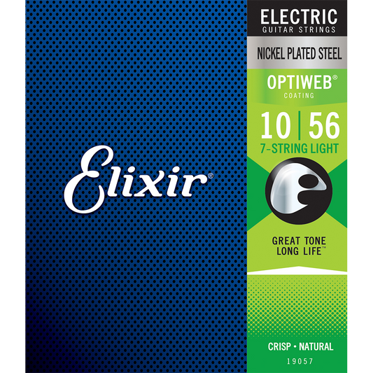 ELIXIR 10957 OPTIWEB ELECTRIC 7 STRING 10-56