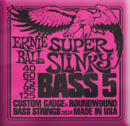 BASS GTR 5 STR SET 40/125 SUPER SLINKY PINK