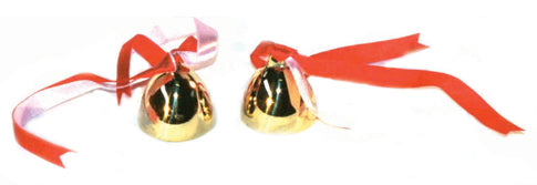 02 INCH HAND BELLS PAIR BRASS