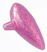 OCARINA PLASTIC TRANSPARENT RED