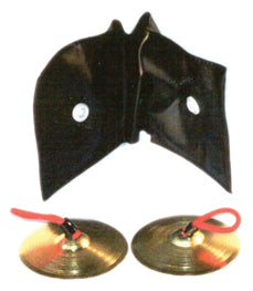 02 INCH FINGER CYMBALS BRASS PR