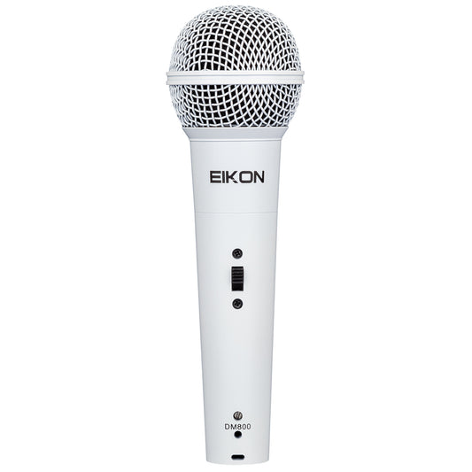 Eikon Vocal Dynamic White Microphone with Cable [EDM800WH]