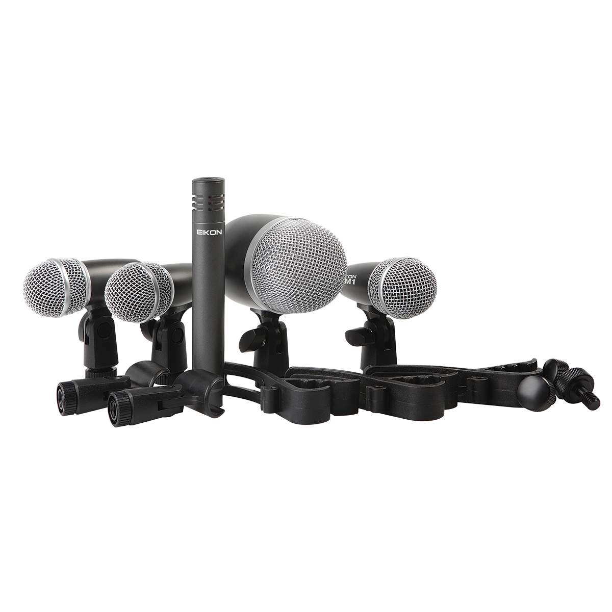 Eikon DMH5XL 5-Piece Drum Mic Kit with ABS Case