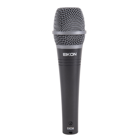 Eikon EKD8 Handheld Vocal Microphone with Bag & Clip