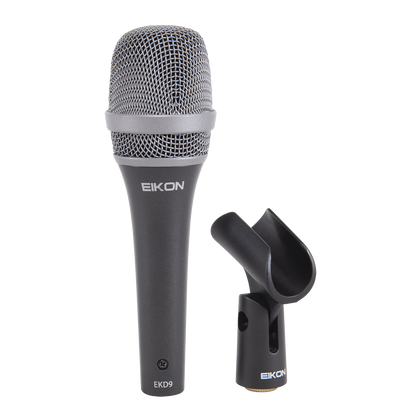 Eikon EKD9 Handheld Vocal Microphone with Bag & Clip