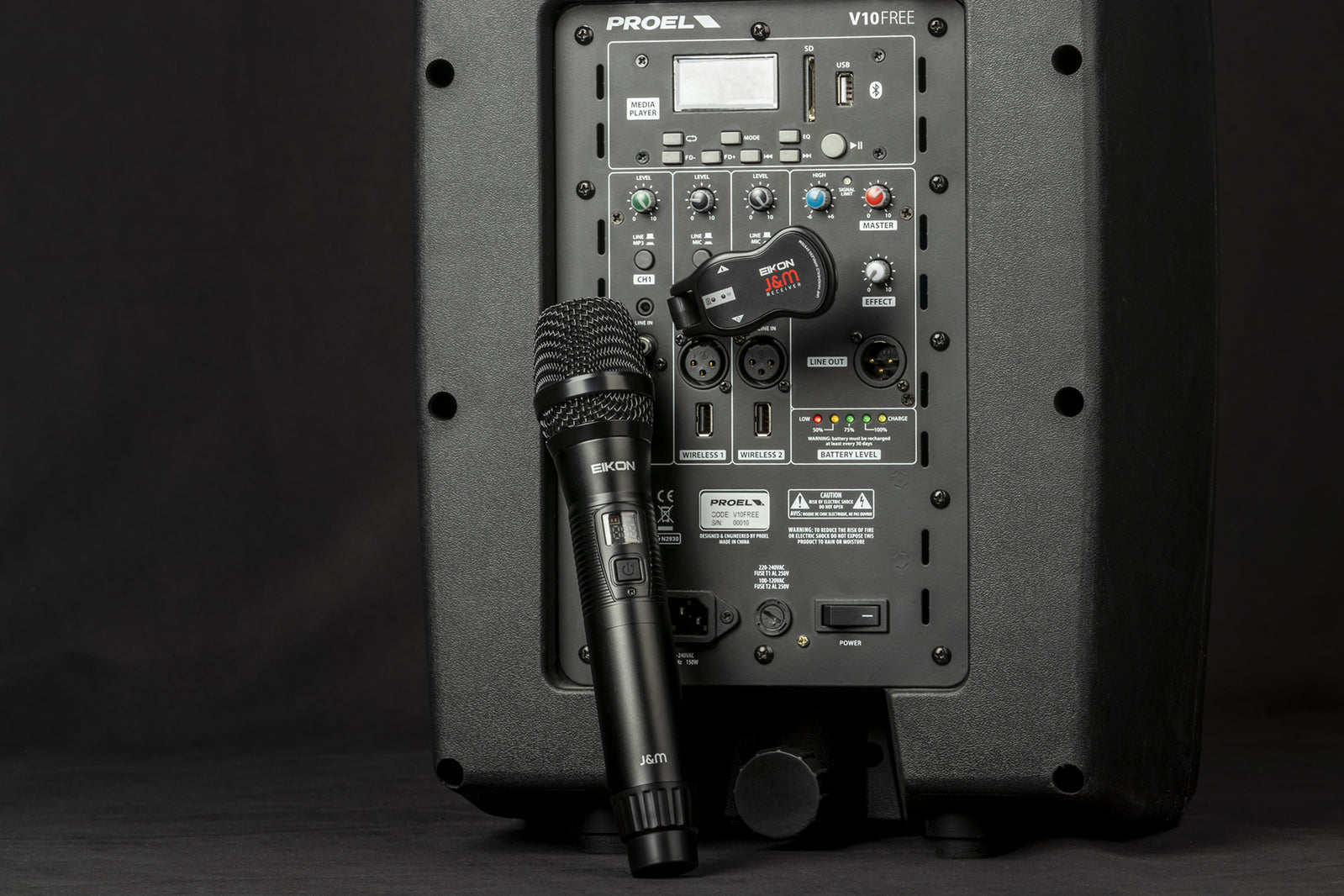 Eikon EKJMA Handheld Wireless System UHF 512 – 541.7 MHZ