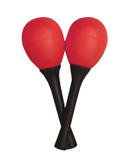 HANDLE EGG MARACAS RED PR