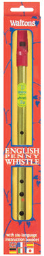 D ENGLISH PENNY WHISTLE BRASS WAS WM1528