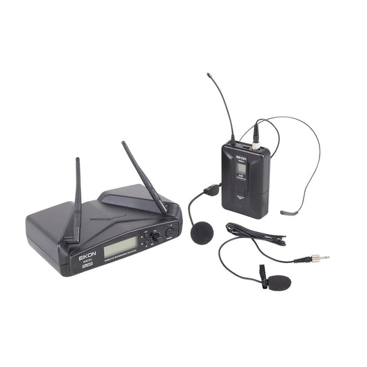 Eikon WM700HA Belt-Pack with Headset & Lapel Wireless System 516-562Mhz