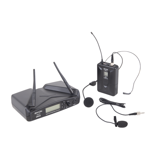 Eikon WM700HA Belt-Pack with Headset & Lapel Wireless System 516-562Mhz