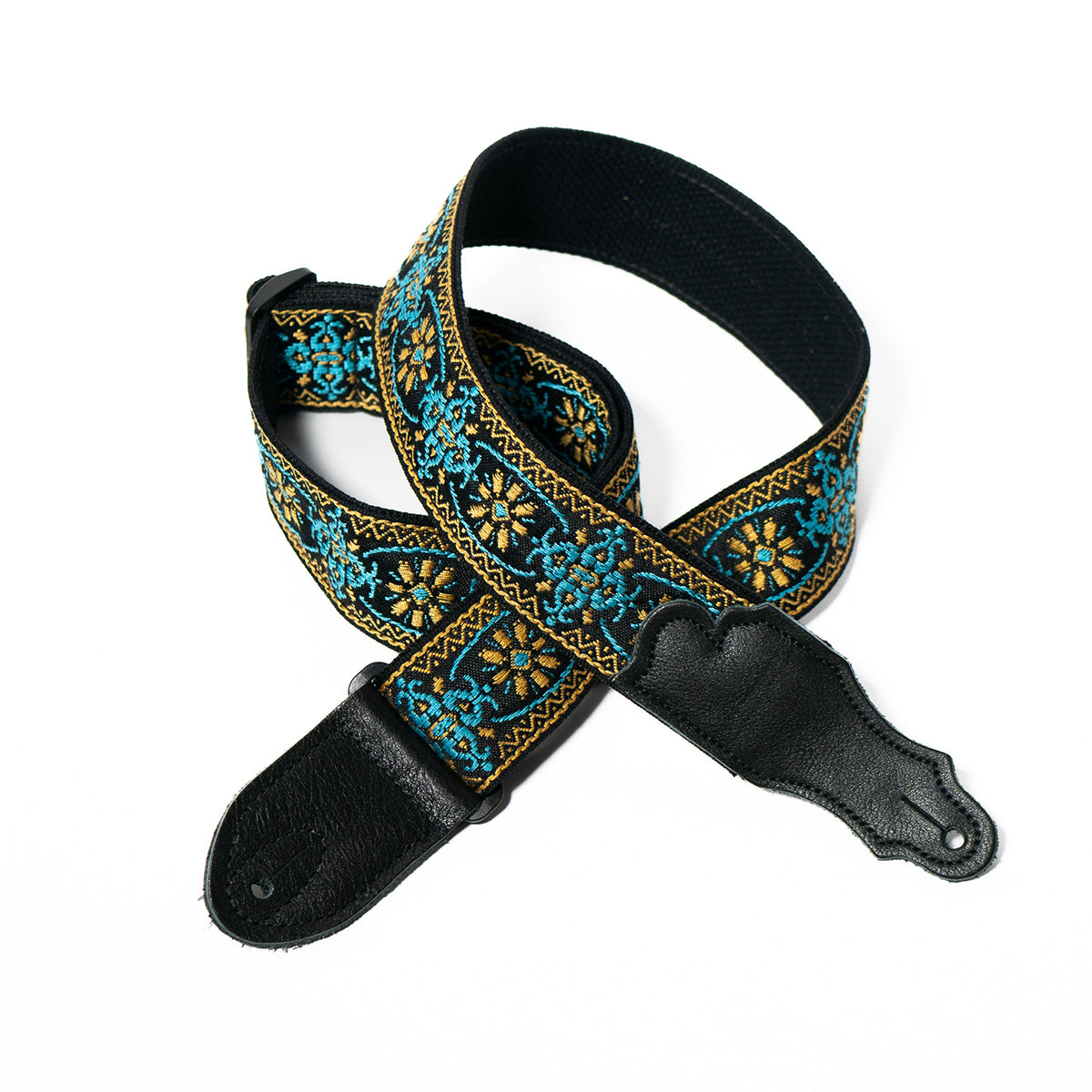 Franklin 2? Retro Woven Cotton Turquoise w Backi