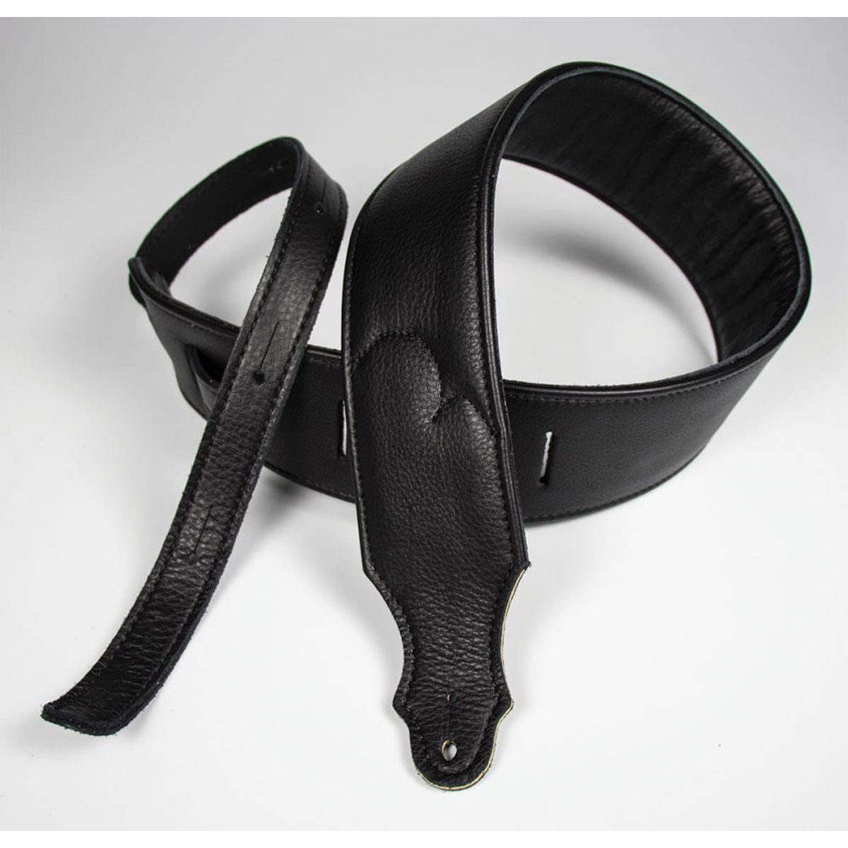 Franklin 2.5" Premium Black Padded Glove Leather Strap