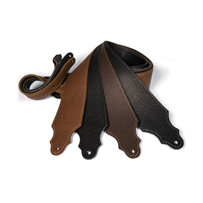 Franklin 2.5" Caramel Purist Leather Strap with Buck Backing