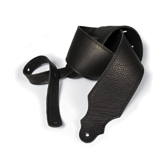 Franklin 3" Black Purist Leather Strap with Buck Backing