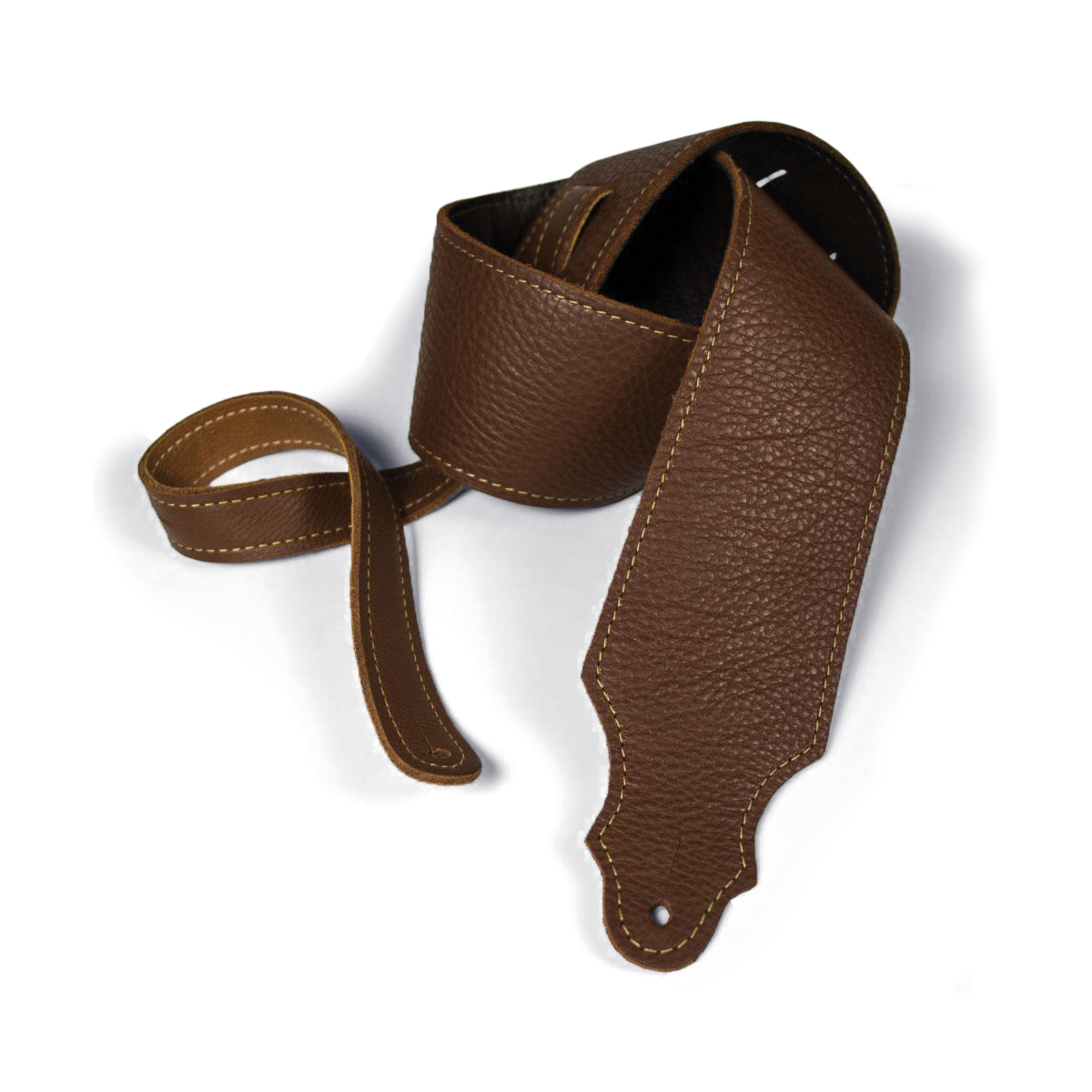 Franklin 3" Caramel Purist Leather Strap with Buck Backing