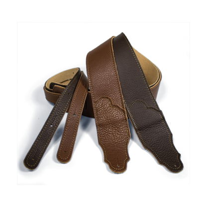 Franklin Original  2.5" Caramel Glove Leather with Gold Stitching