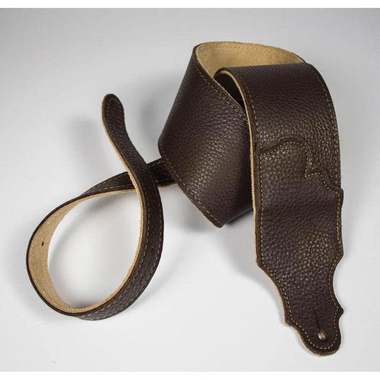 Franklin Original  3 inch Chocolate Glove Leather with Gold Stitching