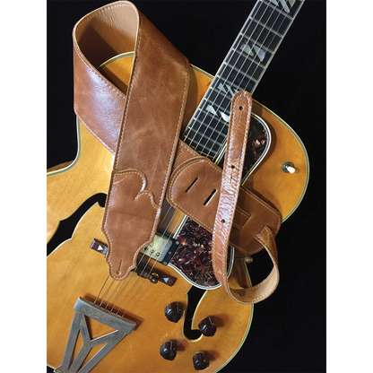 Franklin 3" Jackson Hole Cognac Aged Leather Strap