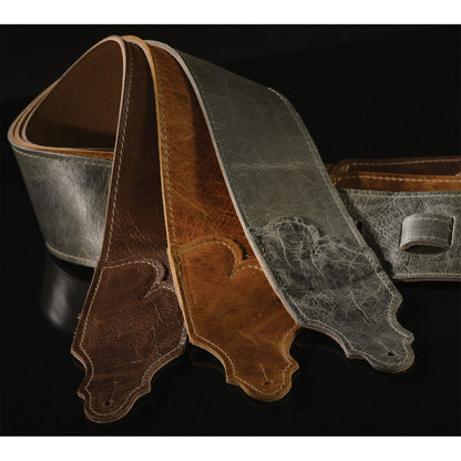 Franklin 3" Jackson Hole Cognac Aged Leather Strap