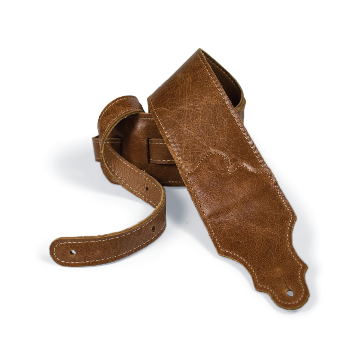 Franklin 3" Jackson Hole Cognac Aged Leather Strap