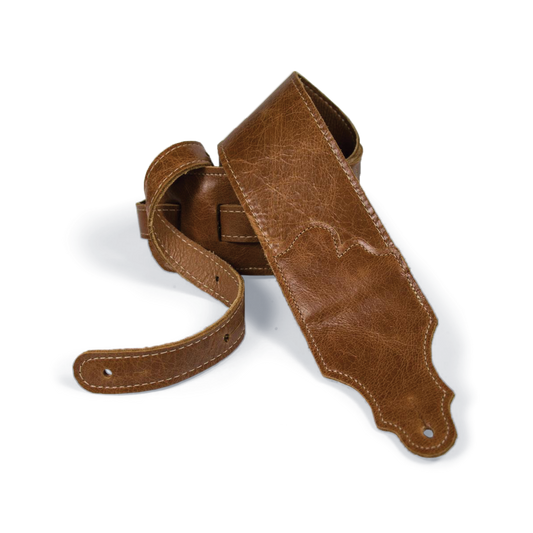 Franklin 3" Jackson Hole Cognac Aged Leather Strap