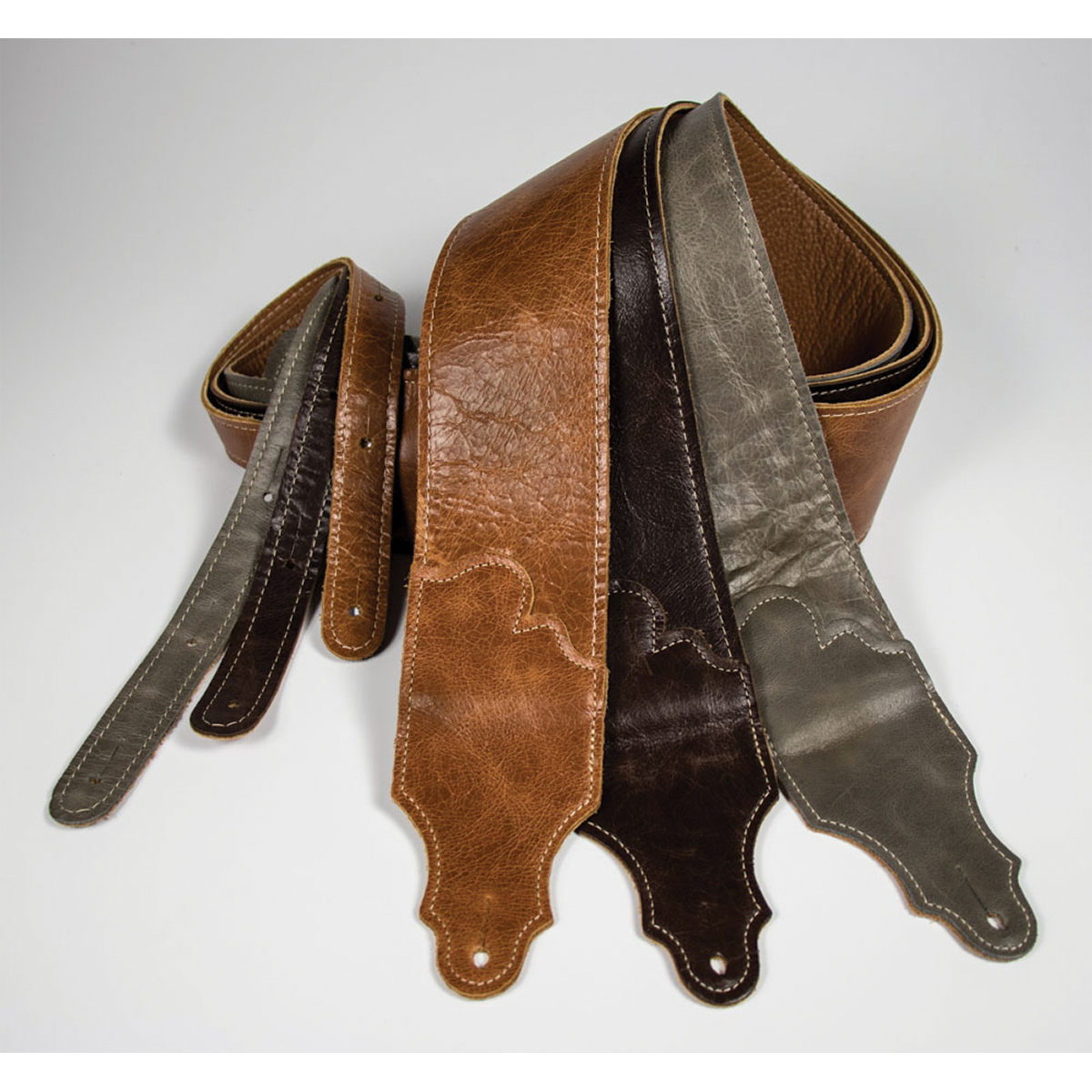 Franklin 3" Jackson Hole Cognac Aged Leather Strap