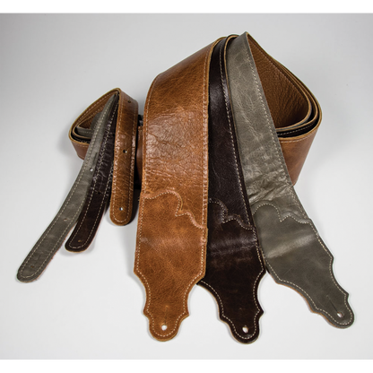 Franklin 3" Jackson Hole Cognac Aged Leather Strap