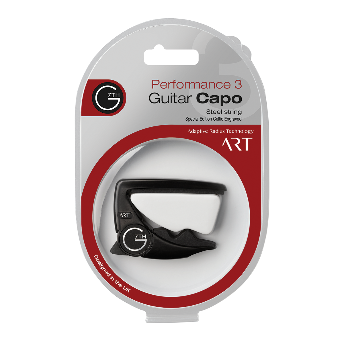 G7 Performance 3 Celtic Black Guitar Capo