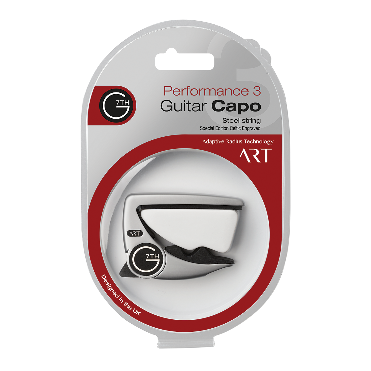 G7 Performance 3 Celtic Silver Guitar Capo