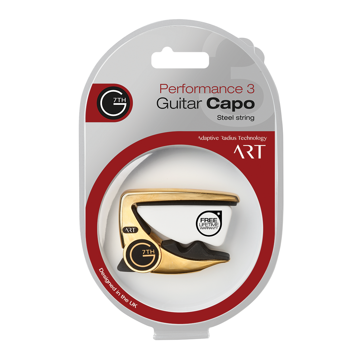 G7 Performance 3 18kt Gold-Plated Guitar Capo