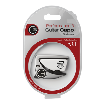 G7 Performance 3 Silver Guitar Capo