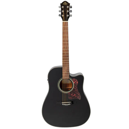 Gilman GE10CEBT Dreadnought Acoustic Guitar | Black