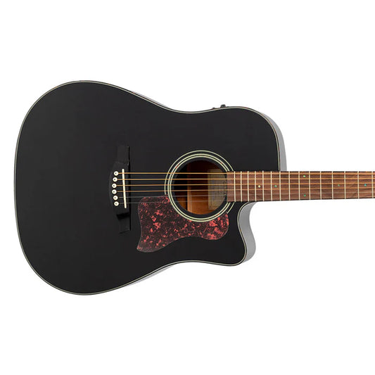 Gilman GE10CEBT Dreadnought Acoustic Guitar | Black