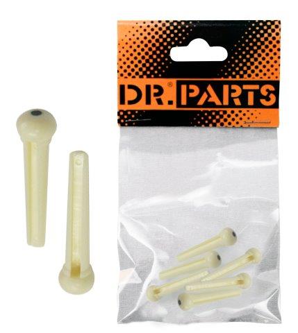 BRIDGE PIN SET PLASTIC IVORY W/BLACK DOT Q/P06